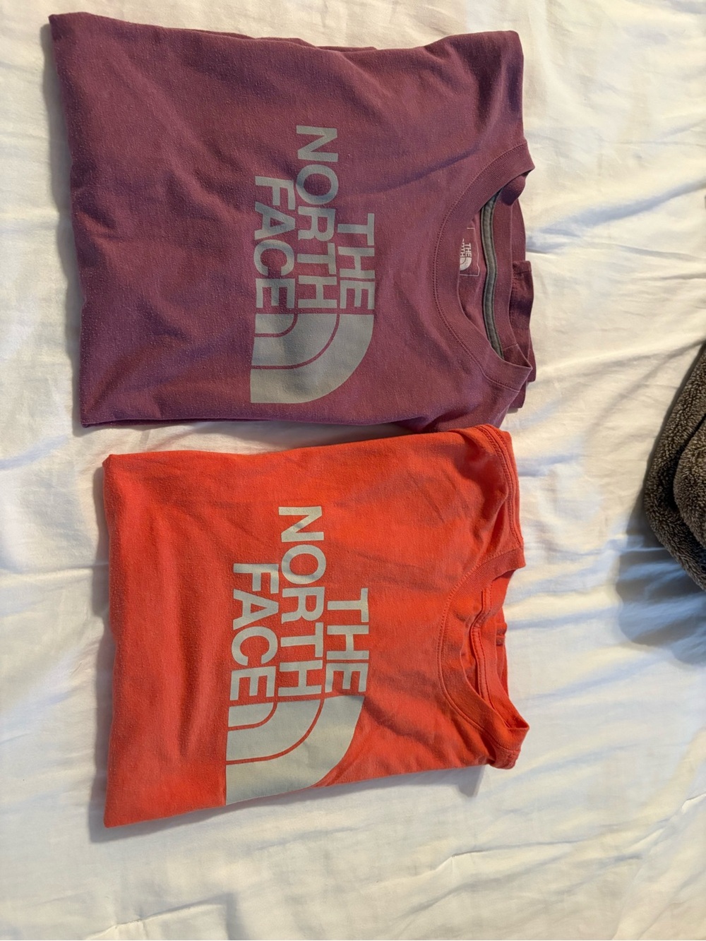 The North Face Kids Short Sleeve Tee Trio Look - Purple & Orange
